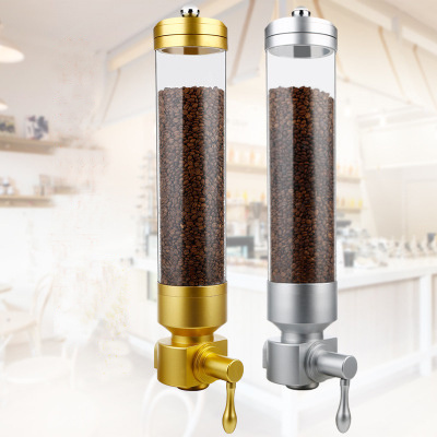 Dry-Food Dispenser Coffee Bean silos Dispenser Container Stand Tea Leaves Canister Suspension Wall-mounted Sealed Jar