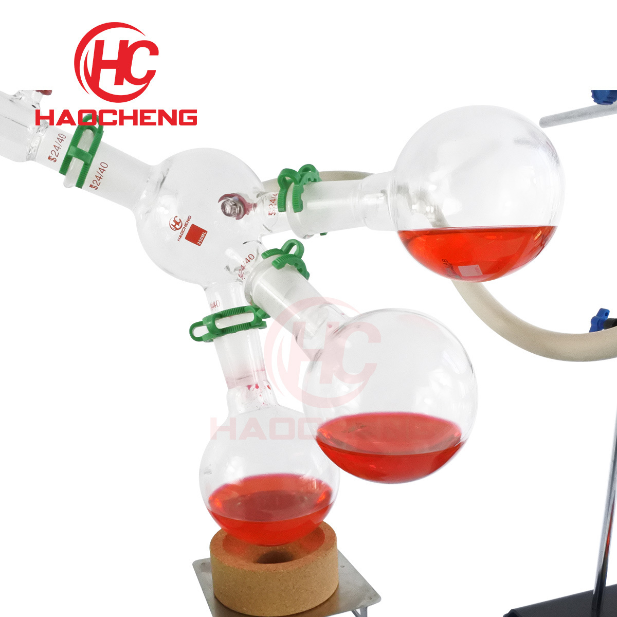 Lab ethanol extraction 2L short path wiped film molecular distillation