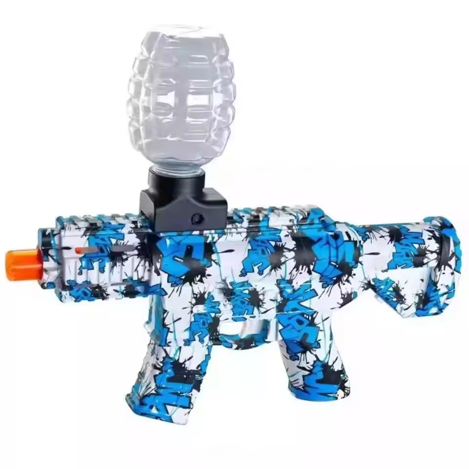 7.4V Plastic AK47 Automatic Gel Blaster 7-8mm Splatter Toy Gun Factory Price AKM47 Gel Blaster Gun