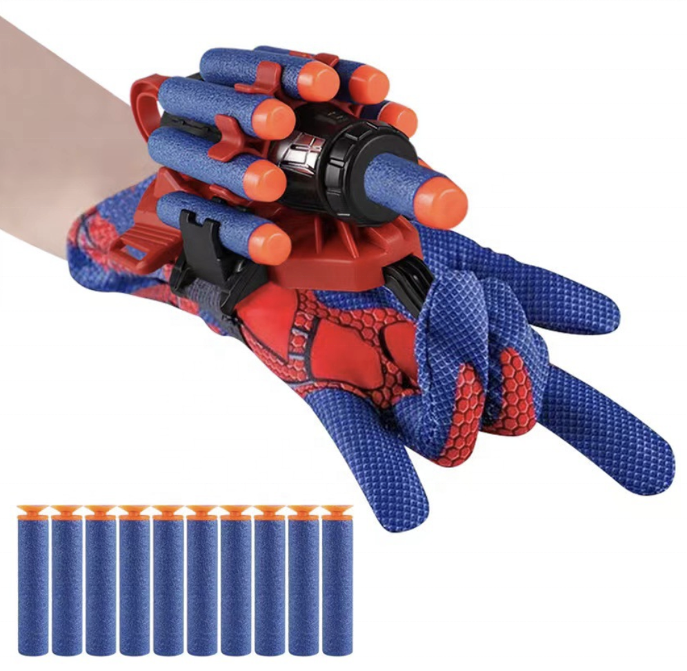 Spider Skin Soft Bullet Shooter Sucker Kid Toys For 5-14 Years