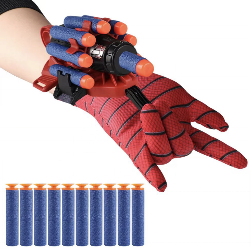 Spider Skin Soft Bullet Shooter Sucker Kid Toys For 5-14 Years