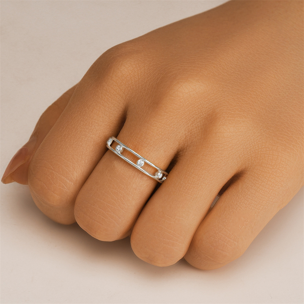 Factory custom high-end jewelry Elegant Original Silver Ring Men s925 5925 Women Silver Ring