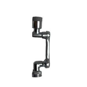 Mechanical arm universal faucet with extended foaming device and anti splash nozzle that can rotate by 1080 degrees