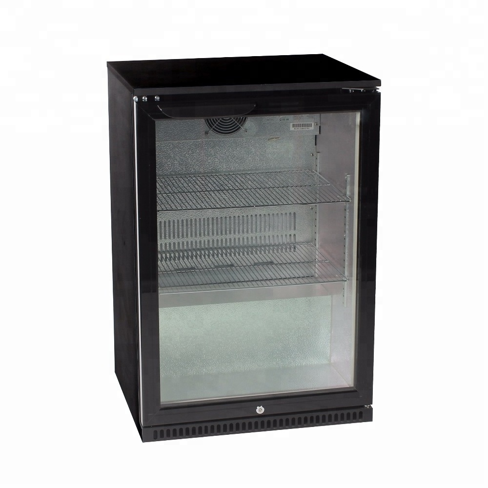 Energy saving glass door fridge cooler chiller undercounter backbar beer drink