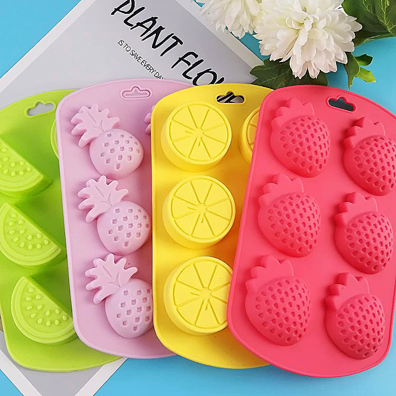 Silicone Muffin Baking Pan and Cupcake Tray 6 Cup Nonstick Cake Molds