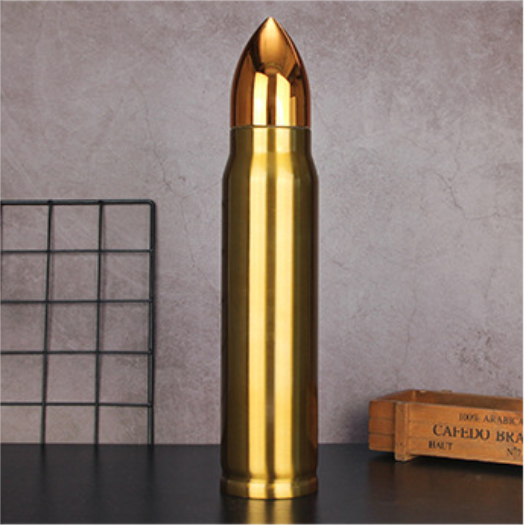 Wholesale Shotgun Shell Stainless Steel Water Bottle Double Walled Vacuum Insulated Bullet Tumbler Cups In Bulk