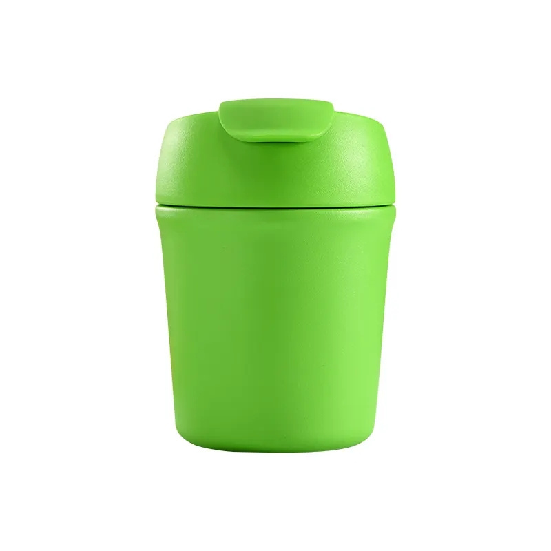 Custom Logo 320 Ml Leak-proof Recyclable Stainless Steel 320ml Reusable Coffee Cups With Lid Travel Insulated Coffee Tumbler Mug