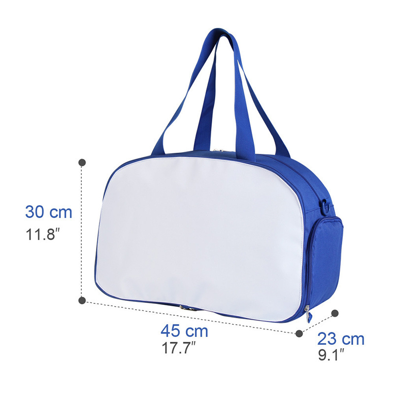 Polyester Oxford Waterproof Large Travel Bag Sublimation Blank Duffle Bags Unisex Sling Bag for Custom Crafts