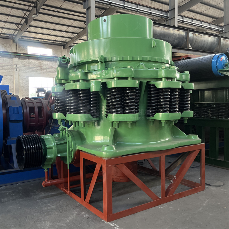 Export to Tanzania 10cm Feeding Size Road Construction Cone Crusher Concrete Machinery Stone Crusher PYB-900 For Sale