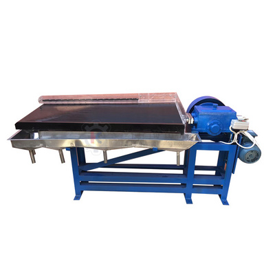 0.2-0.5tph Small Capacity Gravity Separator Mini Vibrating Mineral Ore Mining LY1100  Gold Shaking Table