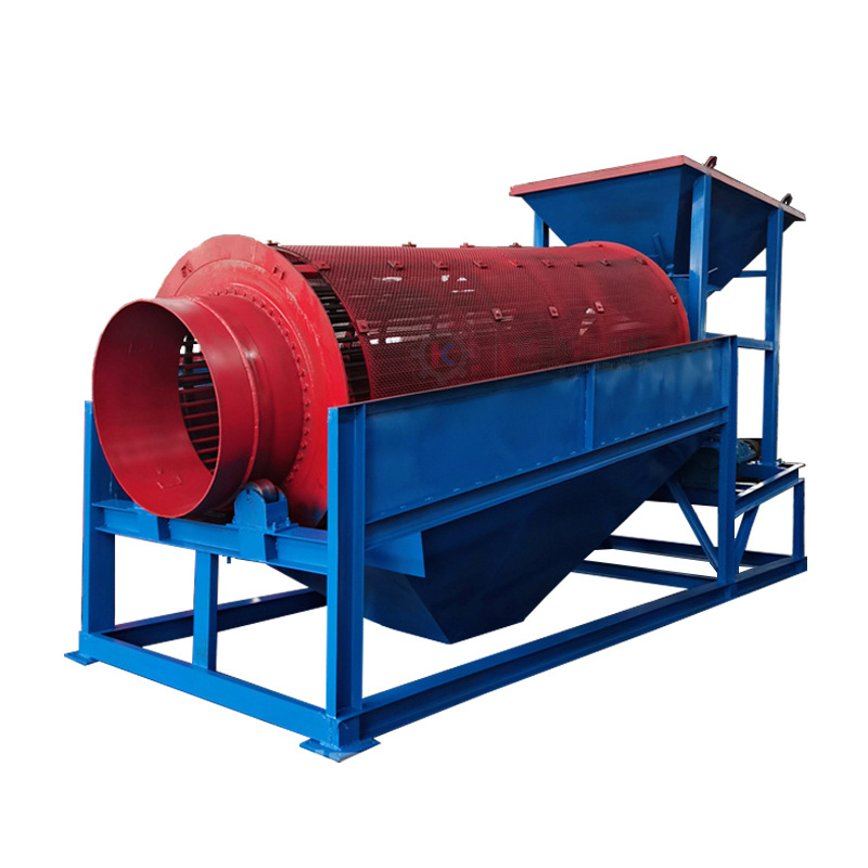 Top China Supplier Portable Gold Mining Washing Rotary Drum Trommel Screen with Sluice Box