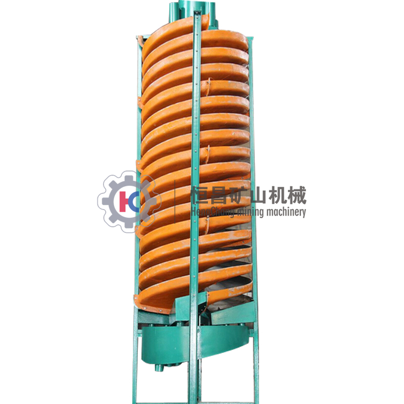 Jiangxi Shicheng Hengchang Gasoline Sand Gold Washing Plant Spiral Chute Beneficiation Equipment