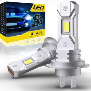 Mini size S9P 4000LM all in one 9005 9006 9012 h11 h7 led headlight bulb for car low beam projector