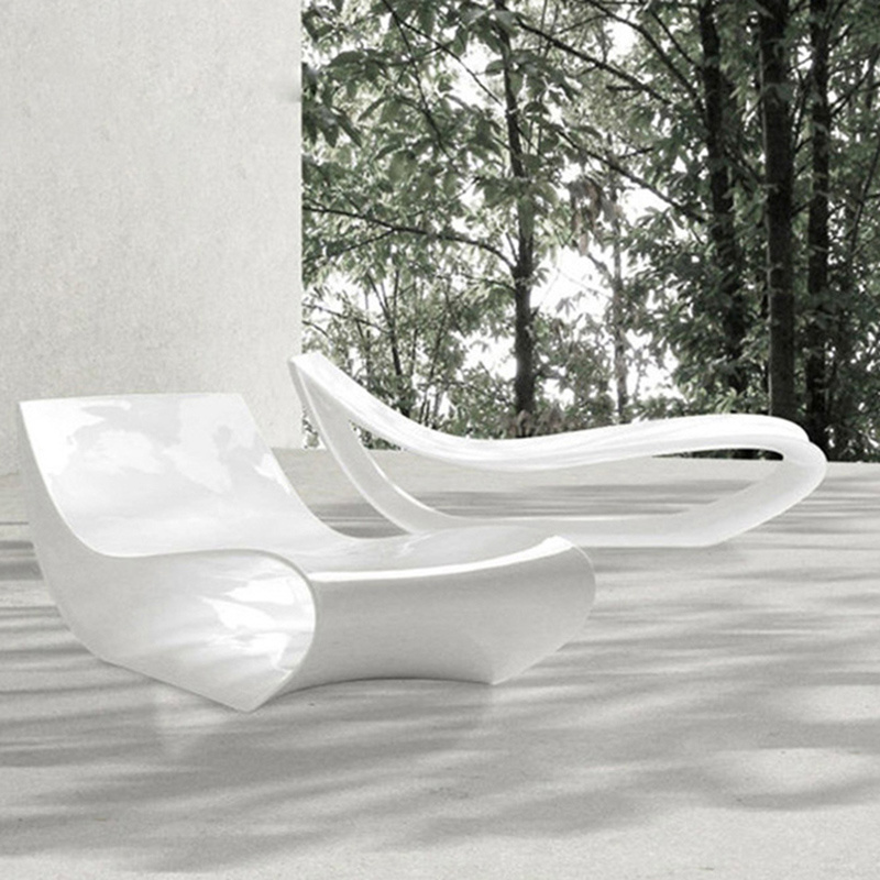 Modern lounge chair  sun chaise lounger swimming pool balcony ottoman deck chair outdoor sun bed chair