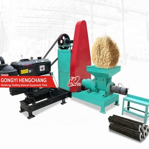 Widely used biofuel wood briquette press rice husk stick extruder lump charcoal making machine for fuel plant