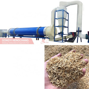 small mini biomass wood chip coco peat rotary drum dryer machine