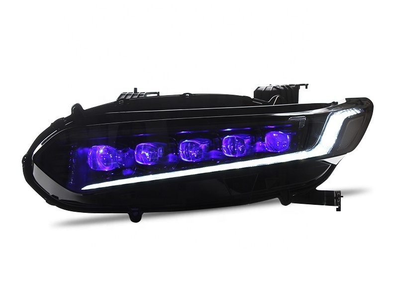 HCmotion Factory manufacturer 10th Gen front lamp Sedan Assembly 2018 2019 2020 2021 Full LED Headlights For Honda Accord