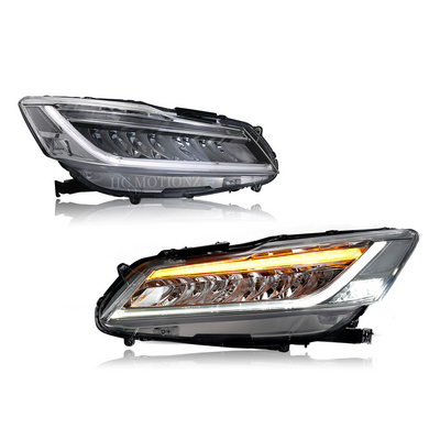 HCMOTIONZ Factory manufacturer 9th Gen front lamp Sedan Assembly 2013 2014 2015 2016 2017 Full LED Headlights For Honda Accord