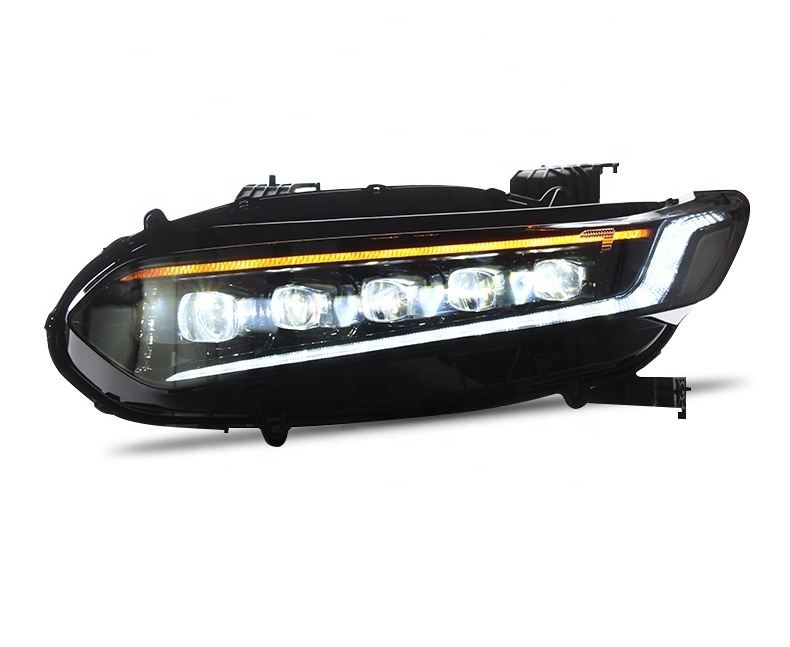 HCmotion Factory manufacturer 10th Gen front lamp Sedan Assembly 2018 2019 2020 2021 Full LED Headlights For Honda Accord