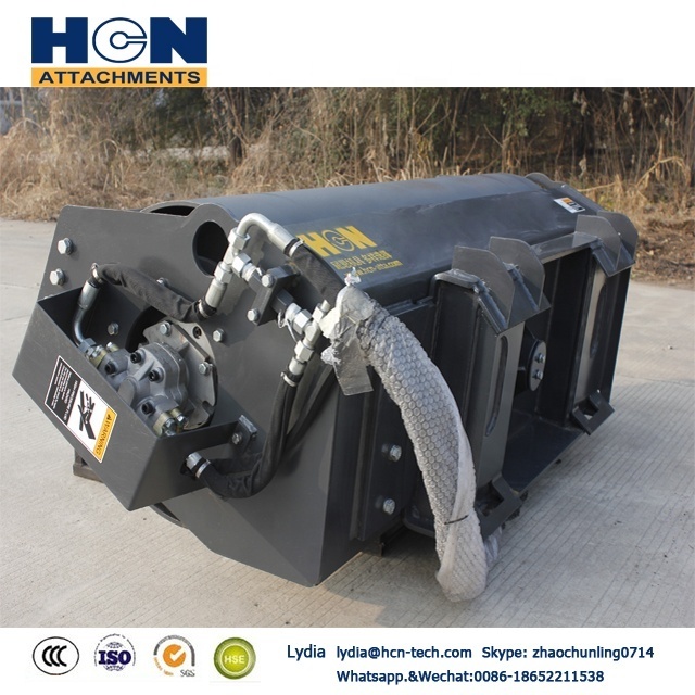 HCN 0205 front loader road roller Vibratory Roller Skid steer attachment