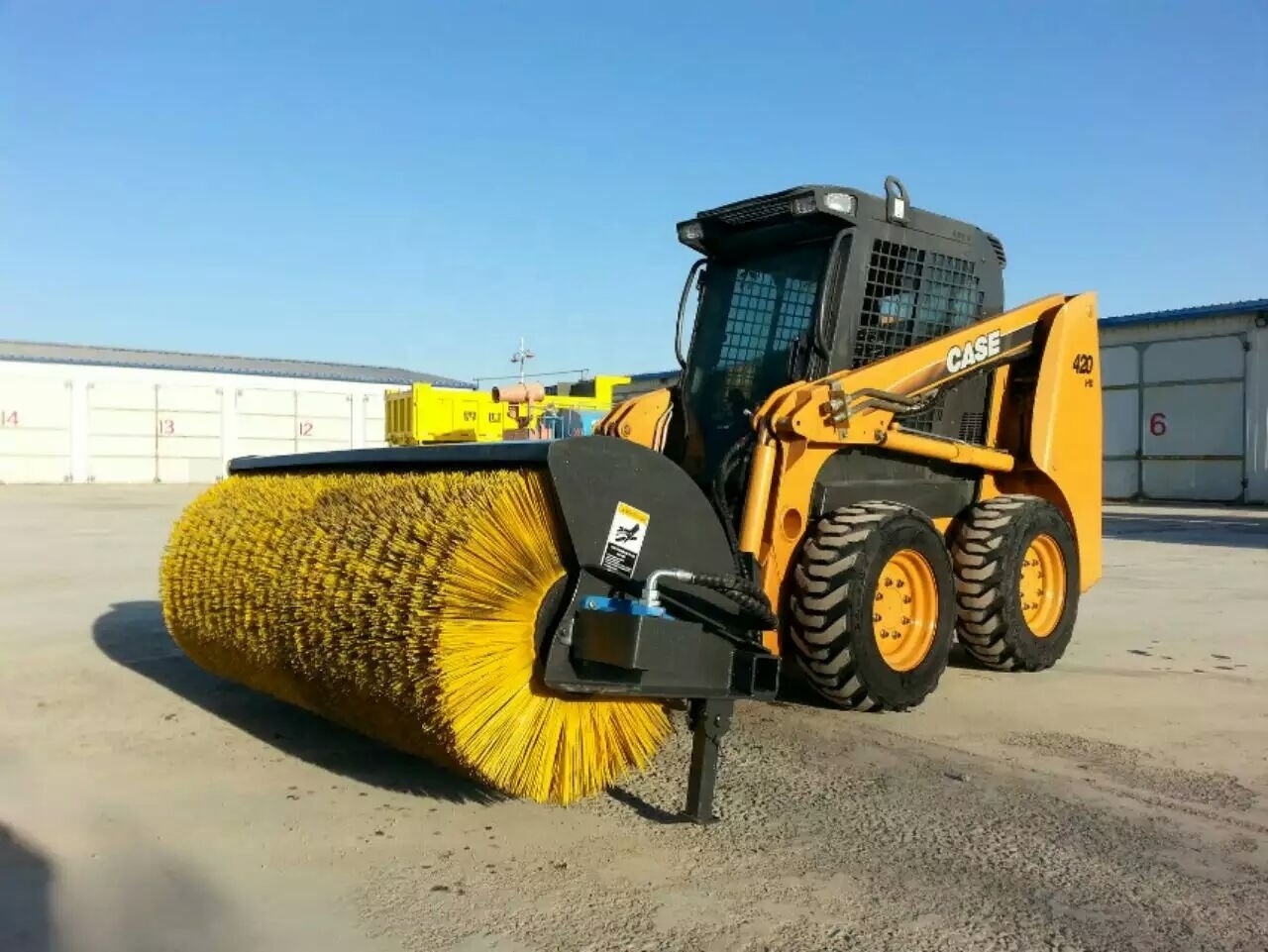 HCN 0201Angle Broom Sweeper Attachments for Skid Steer Loader