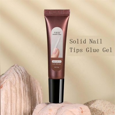 No Need Base Tips Glue For Nail Strong Adhesion Solid Super Clear Nail Tips Glue Gel Polish