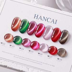 Glass Beads Cats Eye Gel Polish Wholesale Nail Art Spring Summer Magnetic Varnish Cat Eye UV Gel Nail Polish