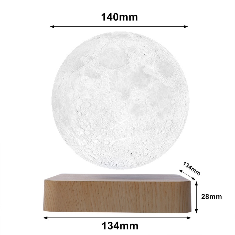 HCNT Amazon hot sales magnetic levitating moon lamp star moon light for home decoration