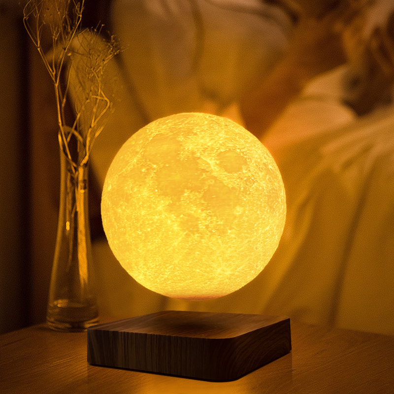 HCNT Amazon hot sales magnetic levitating moon lamp star moon light for home decoration