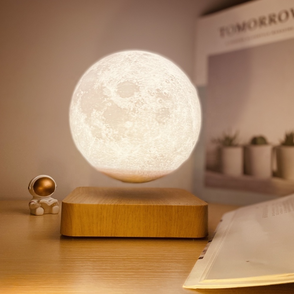 HCNT Amazon hot sales magnetic levitating moon lamp star moon light for home decoration