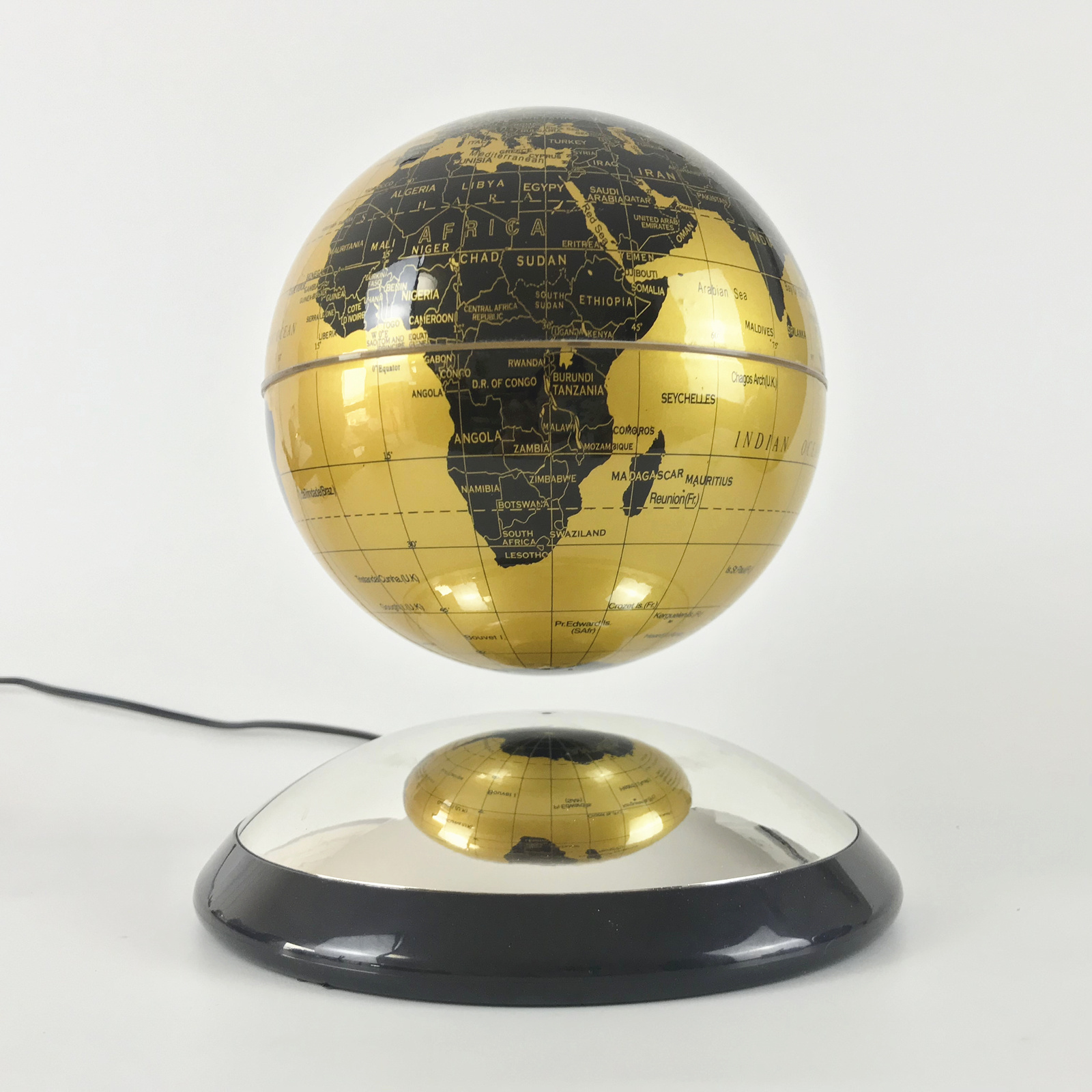 Magnetic Levitating Globe High-class Business Gift 14cm Floating World Globe Unique Design Home Decoration