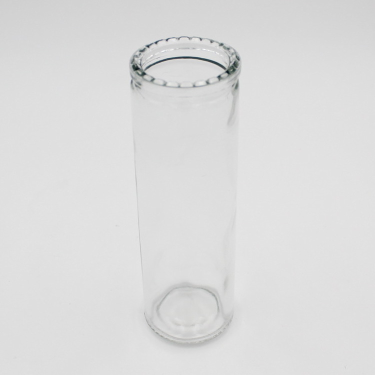 wholesale Eco- friendly empty glass scented holder Our Lady of Charity / 7 Day Spiritual Candle holder