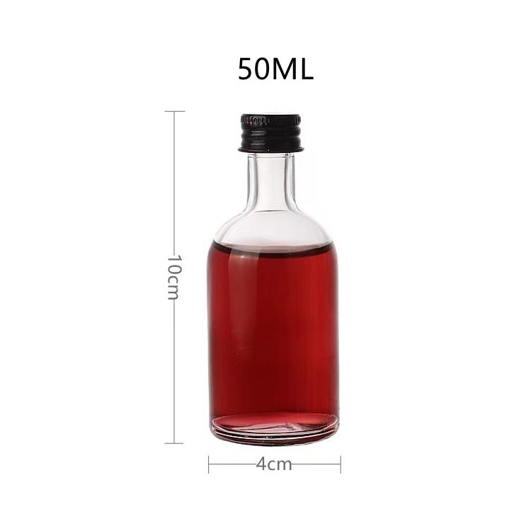 Customized Empty Wine Bottle Wine Whiskey Tequila Mini 50ml Bottle