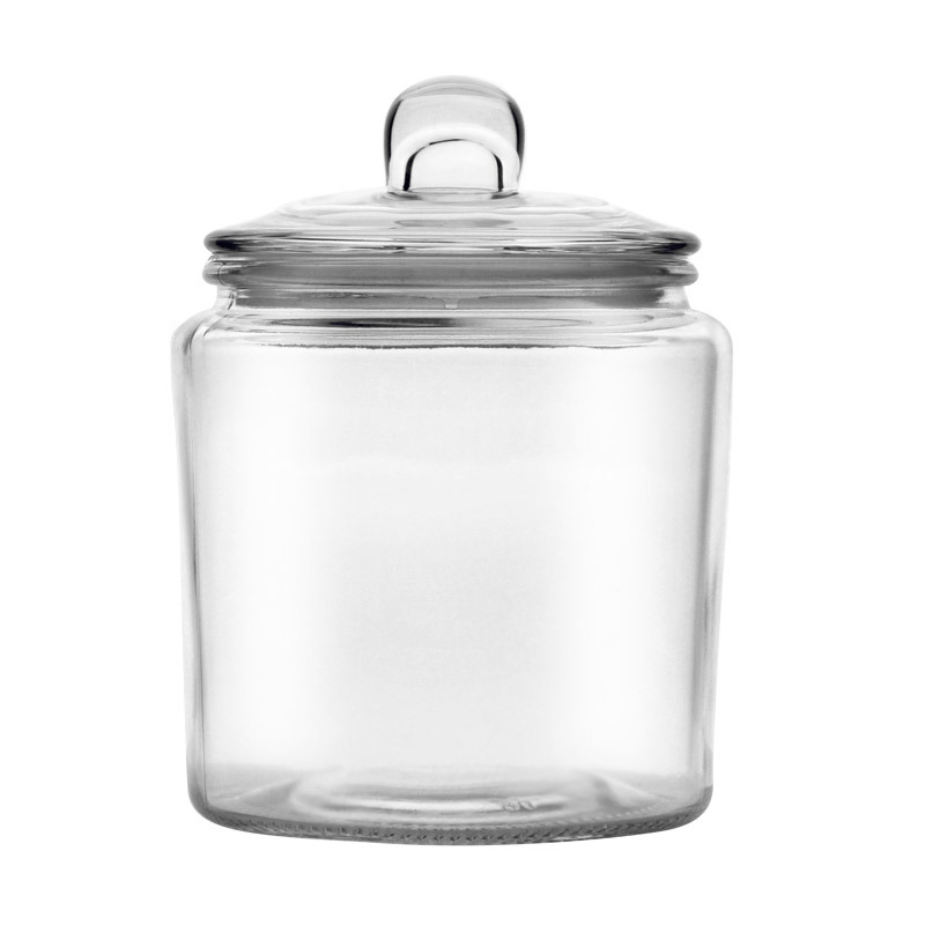 2gallon empty big glass storage container  for Food  pasta coffee dog treats Glass finishing jars for home and kitchen