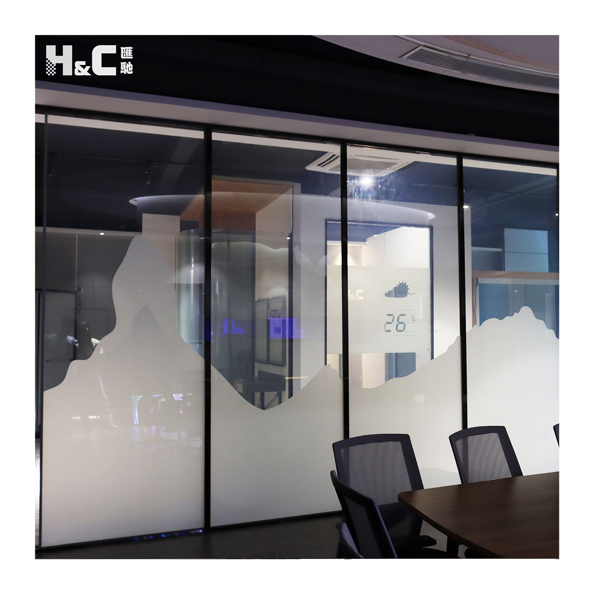 self adhesive smart film foil pdlc film switchable smart glass