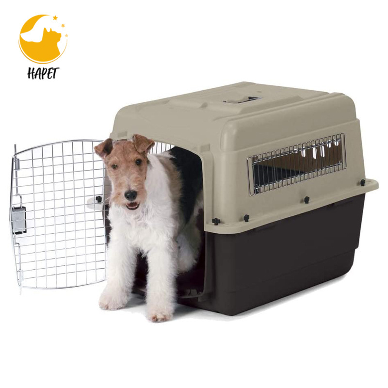 Ultra Vari Dog Kennel for Medium to Large Dogs Durable Heavy Duty Dog Travel Crate Made with Recycled Materials