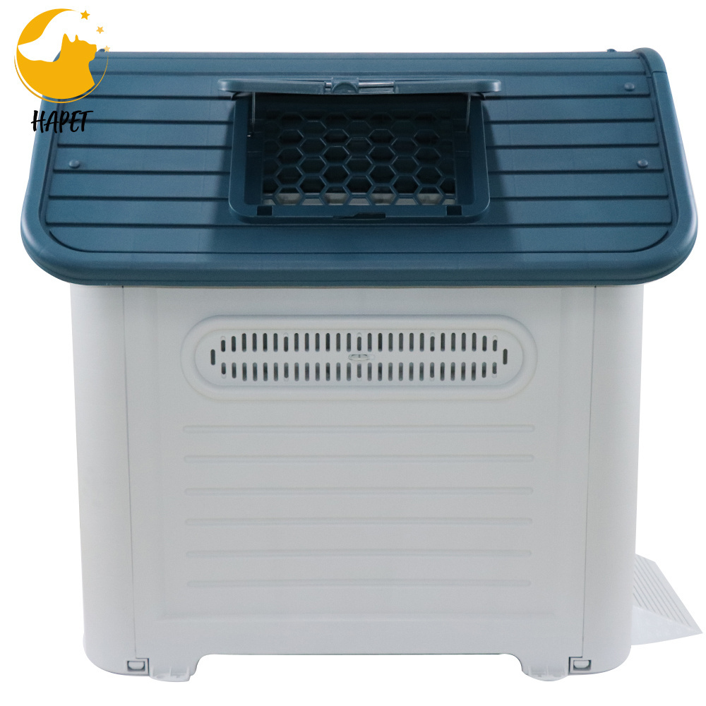 Dog House Indoor Outdoor Durable Ventilate Waterproof Plastic Dog House Insulated Puppy Shelter Kennel Crate