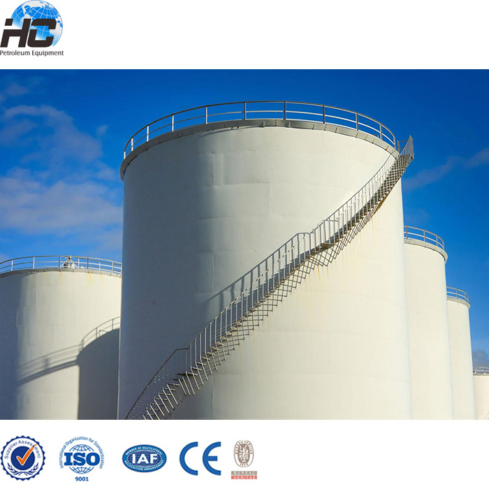 100m3 - 20000m3 vertical crude oil storage tank / oil storage tanks above ground