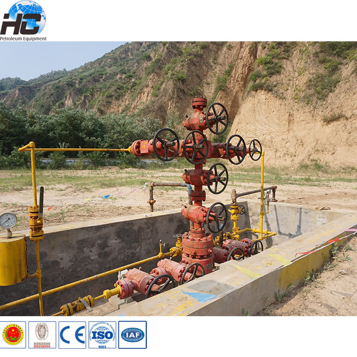 API 6A oilfield wellhead Christmas tree/ X-mass tree assembly 3 1/8 for oil drilling