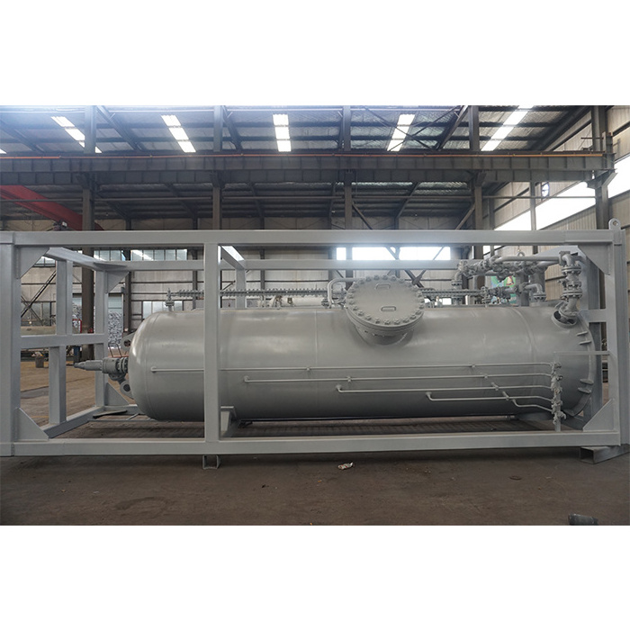 Hot recommend lpg t50 asme iso CIMC tank container/ stainless steel pressure tank