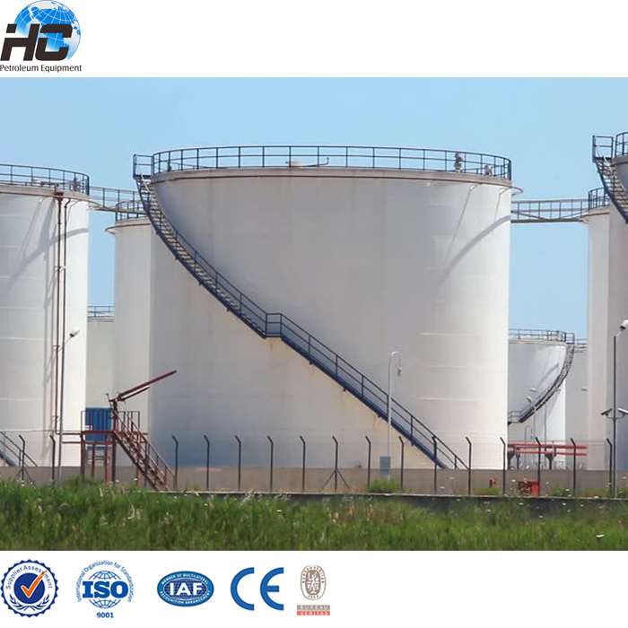 100m3 - 20000m3 vertical crude oil storage tank / oil storage tanks above ground