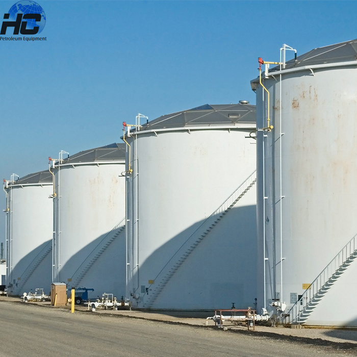 100m3 - 20000m3 vertical crude oil storage tank / oil storage tanks above ground