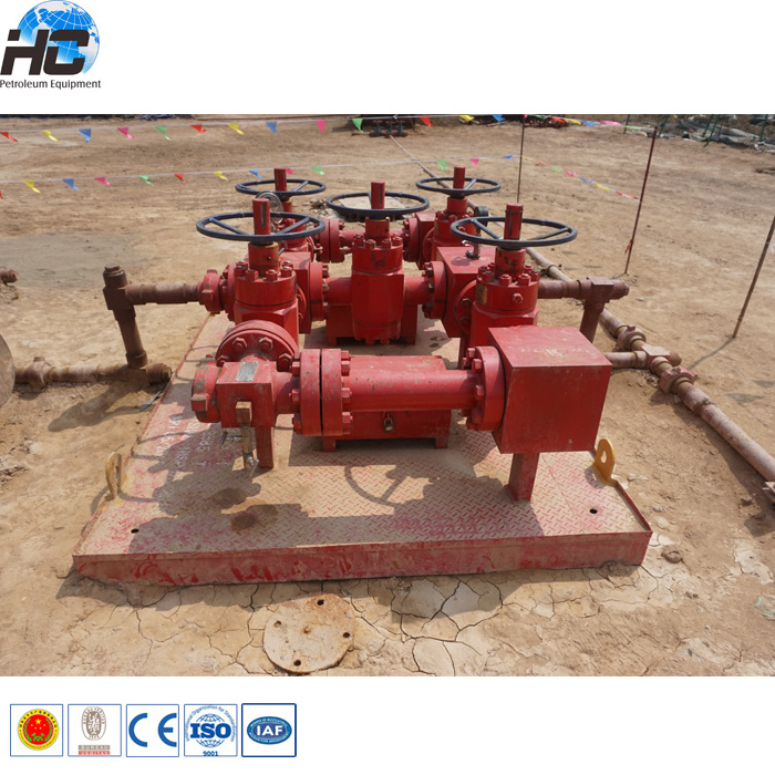 Wellhead control equipment oil drilling choke manifold / oil manifold with factory price