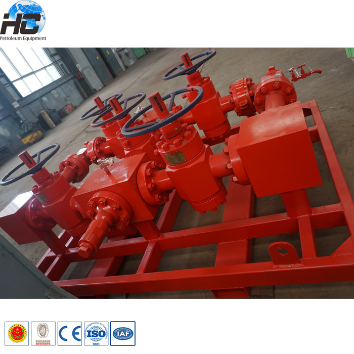 Wellhead control equipment oil drilling choke manifold / oil manifold with factory price