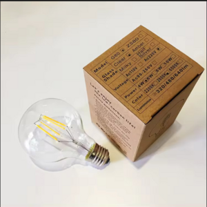 low voltage Led filament lamp A60 4W led filament bulb dimmable lighting bulb