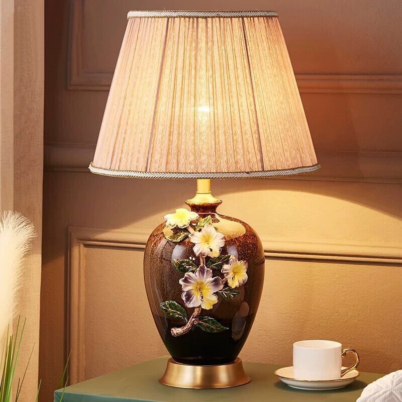 Chinese Blue And White Porcelain Ceramic Table Lamp Bedside Lamp Classic Lamps Home Decor