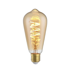 Antique Filament LED Light Bulbs Vintage Edison LED Bulb in Transparent Decorative Amber Finish Vintage Edison LED Bulb