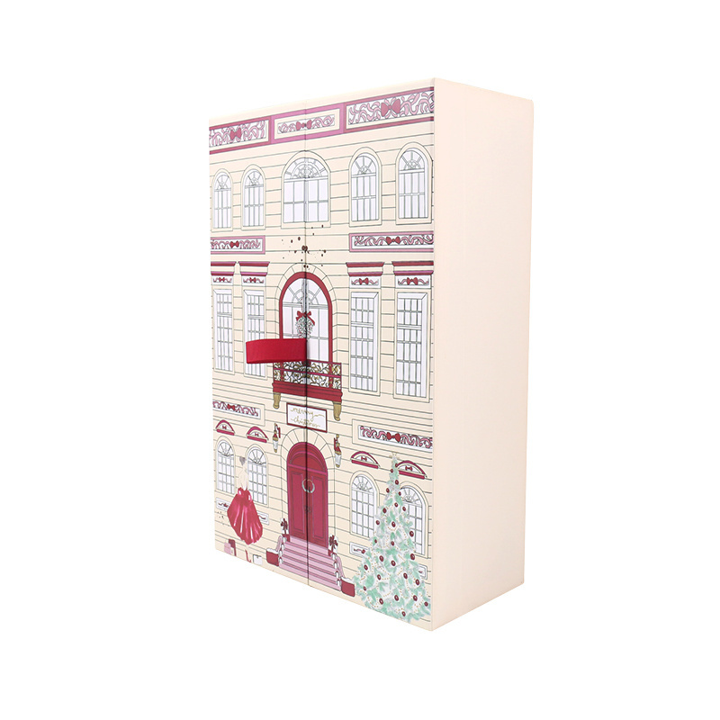 24 days of christmas advent calendar box cardboard paper gift new year empty advent calendars with drawers