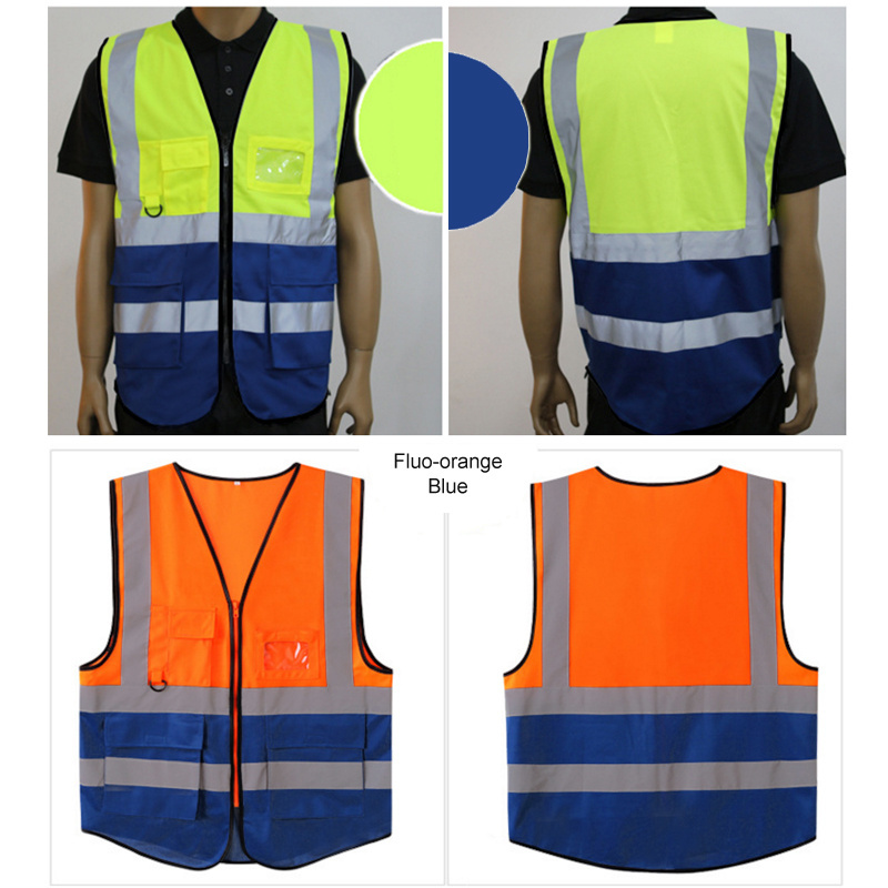 HCLITE High visibility vest chalecos de trabajo seguridad chaleco reflectivo para obrero