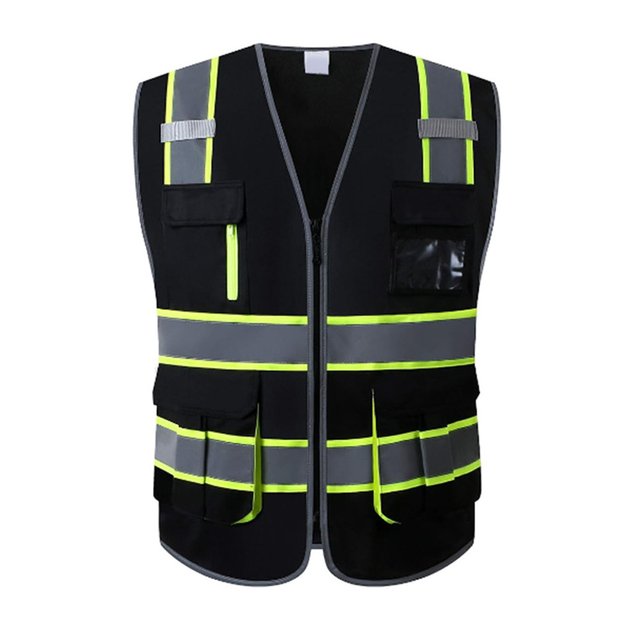 3m reflective vest High visibility with pockets and zippers for both men and women, compliant with ANSI/ISEA standards